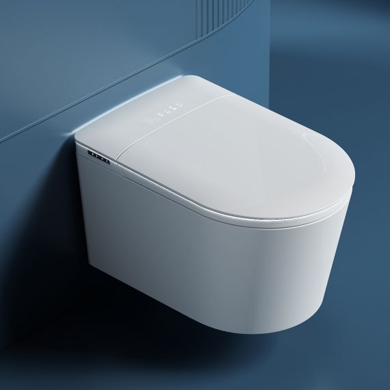 UNIWELL Smart One Piece Toilet | Ceramic Wall Hung WC with Syphonic Flush US 7014 Western Commode-picture-21