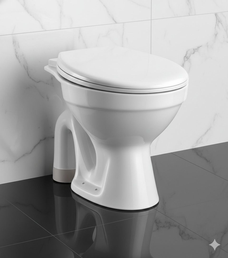 flipkart smartbuy E.W.C'S Washdoun system | Comme for Bathroom |White | flor Mounted with Soft Seat Cover | made for ceramic | S.TREP | Western Commode-picture-16