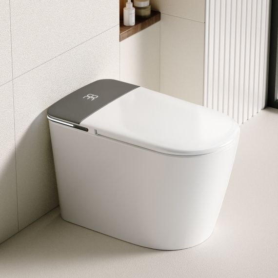 UNIWELL Smart One Piece Toilet | Ceramic Floor Mounted WC with Syphonic Flush US 7008 Western Commode-picture-38