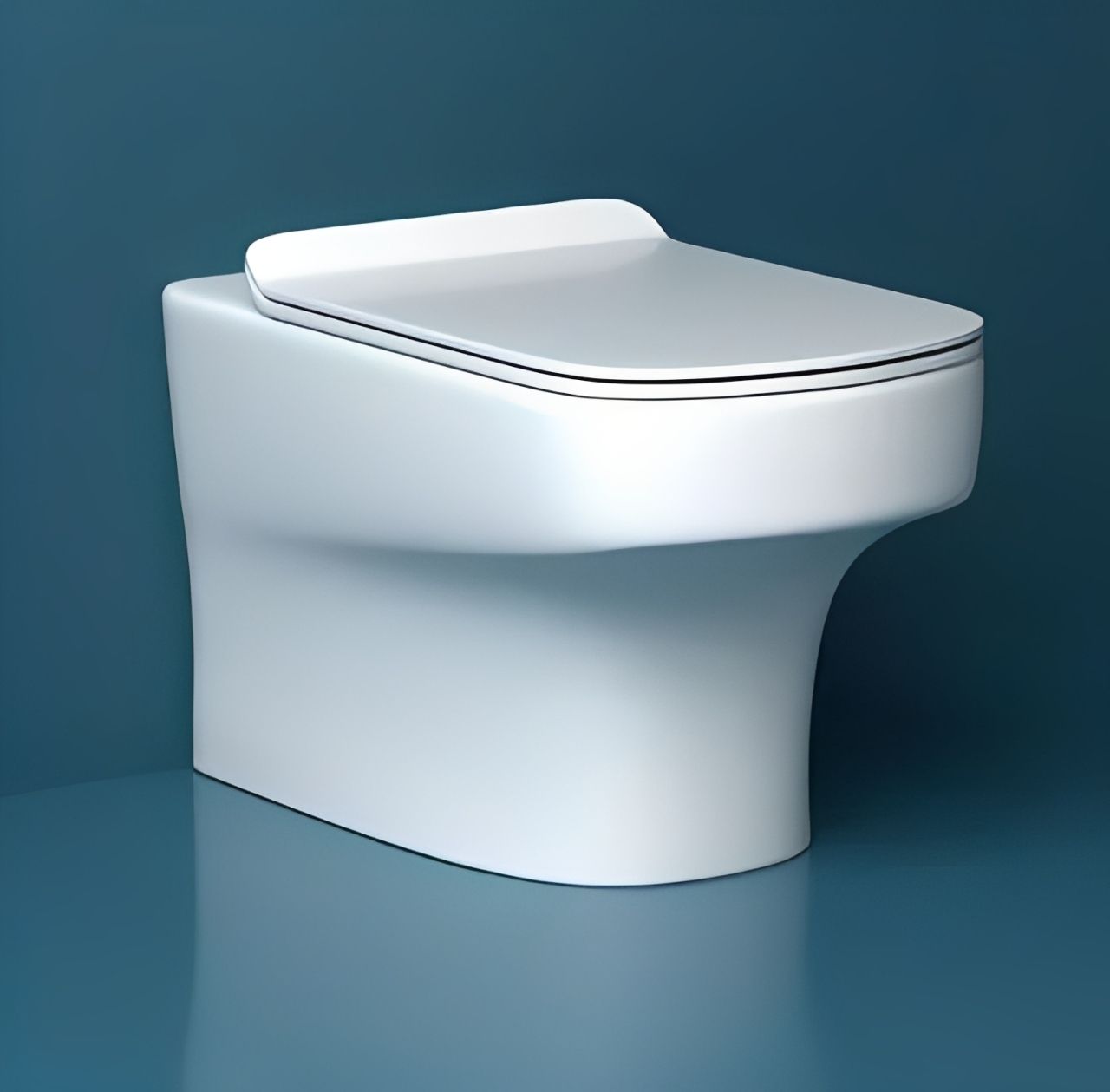 SPENCTO 5D Siphonic Flushing system | Commode for Bathroom | flor Mounted with Soft Close Seat Cover | made for ceramic Western Commode-image-9