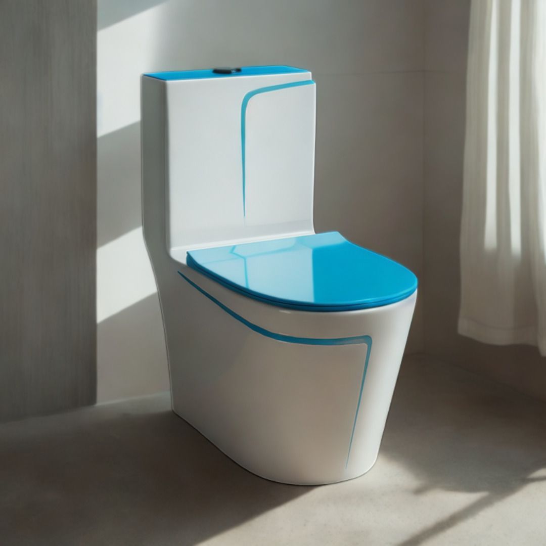aimniwell international Comfort Western Bathroom Commode / Commode with Seat /Easy-Clean/ S trap Outlet AI1003 Western Commode-picture-19
