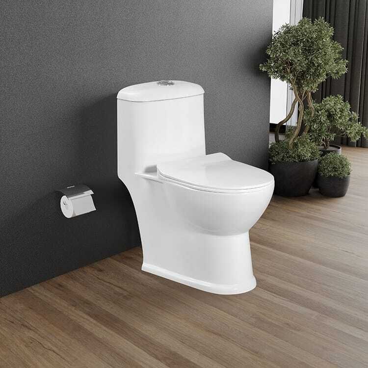 centcera FLOOR MOUNTED METRO 9 INCH ALBA RIMLESS Western Commode-picture-22