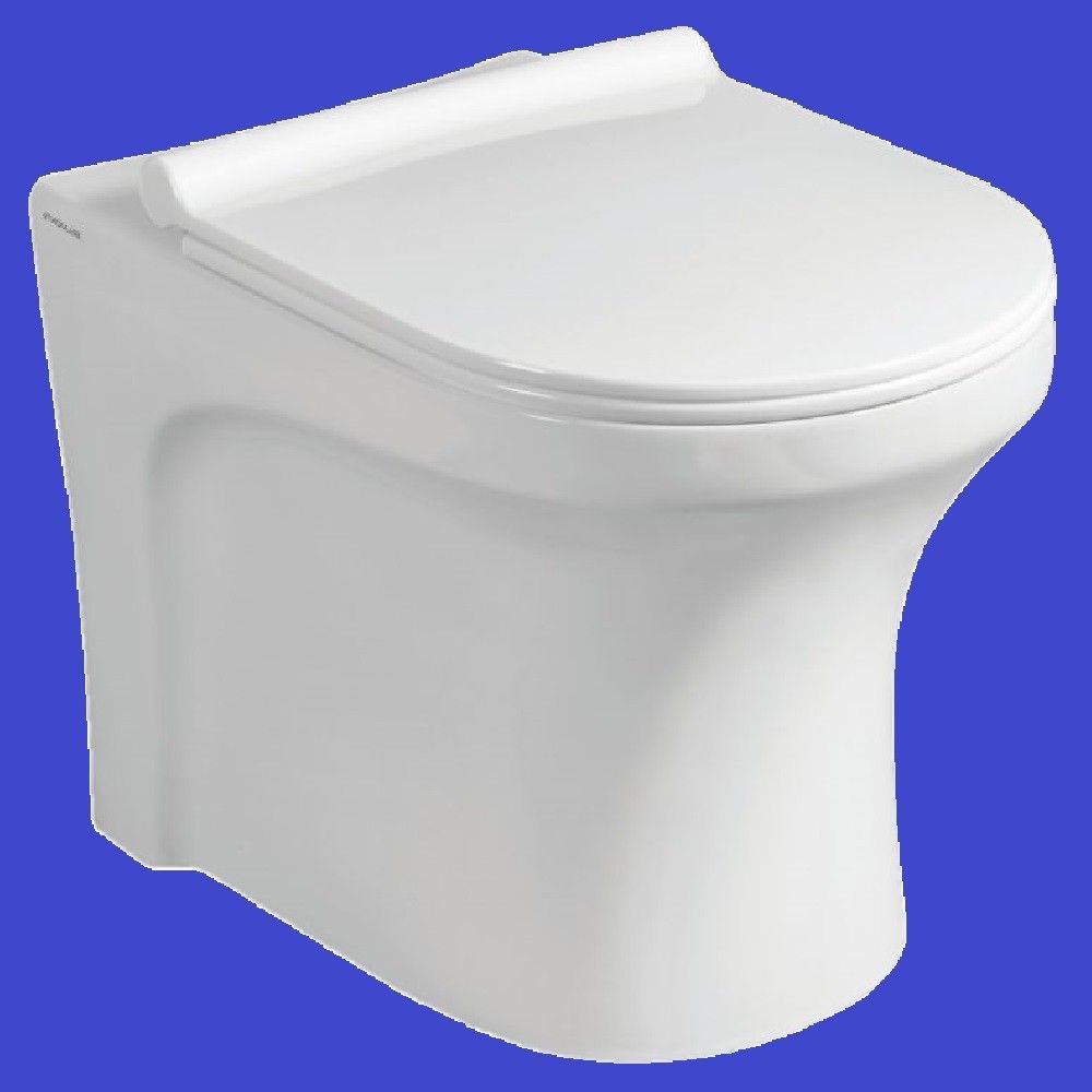 Floor Mounted European Water Closet Western Toilet Commode EWC S Trap 100mm Western Commode-image-2