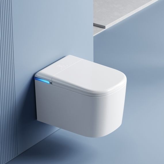 UNIWELL Smart One Piece Toilet | Ceramic Wall Hung WC with Syphonic Flush US 7015 Western Commode-picture-23