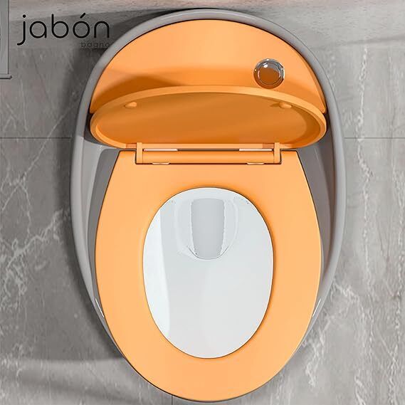 Round Wall Hung Commode with Soft Closing Toilet Seat-P Trap Outlet-White (Fast) Commode for Toilet/Ceramic Western Toilet-P Trap Outlet Western Commode-image-23