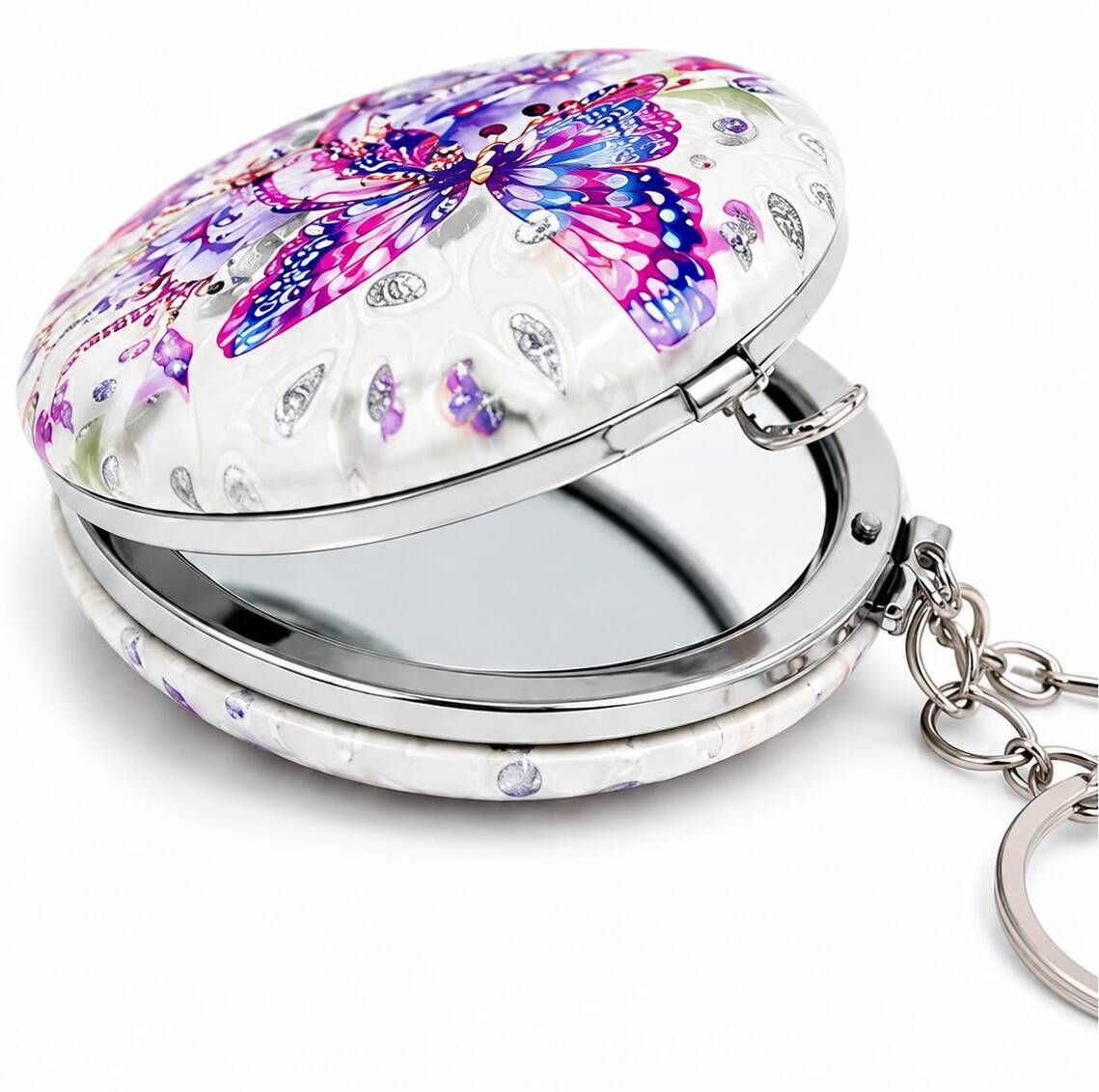 beautiful butterfly print pocket mirror-image-40