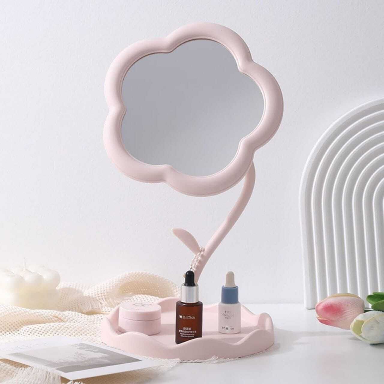 Flower Shape Makeup Mirror