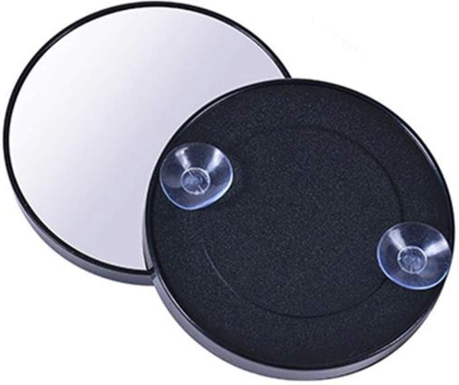 jashpvi 10X Magnifying Wall Mount Suction Makeup Mirror, Round Shaving Mirror-picture-12