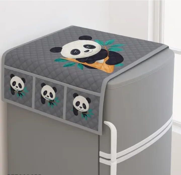 ASHACOV Refrigerator Cover Grey ASHACOV-GY-02 100 L Compact Refrigerator-image-5