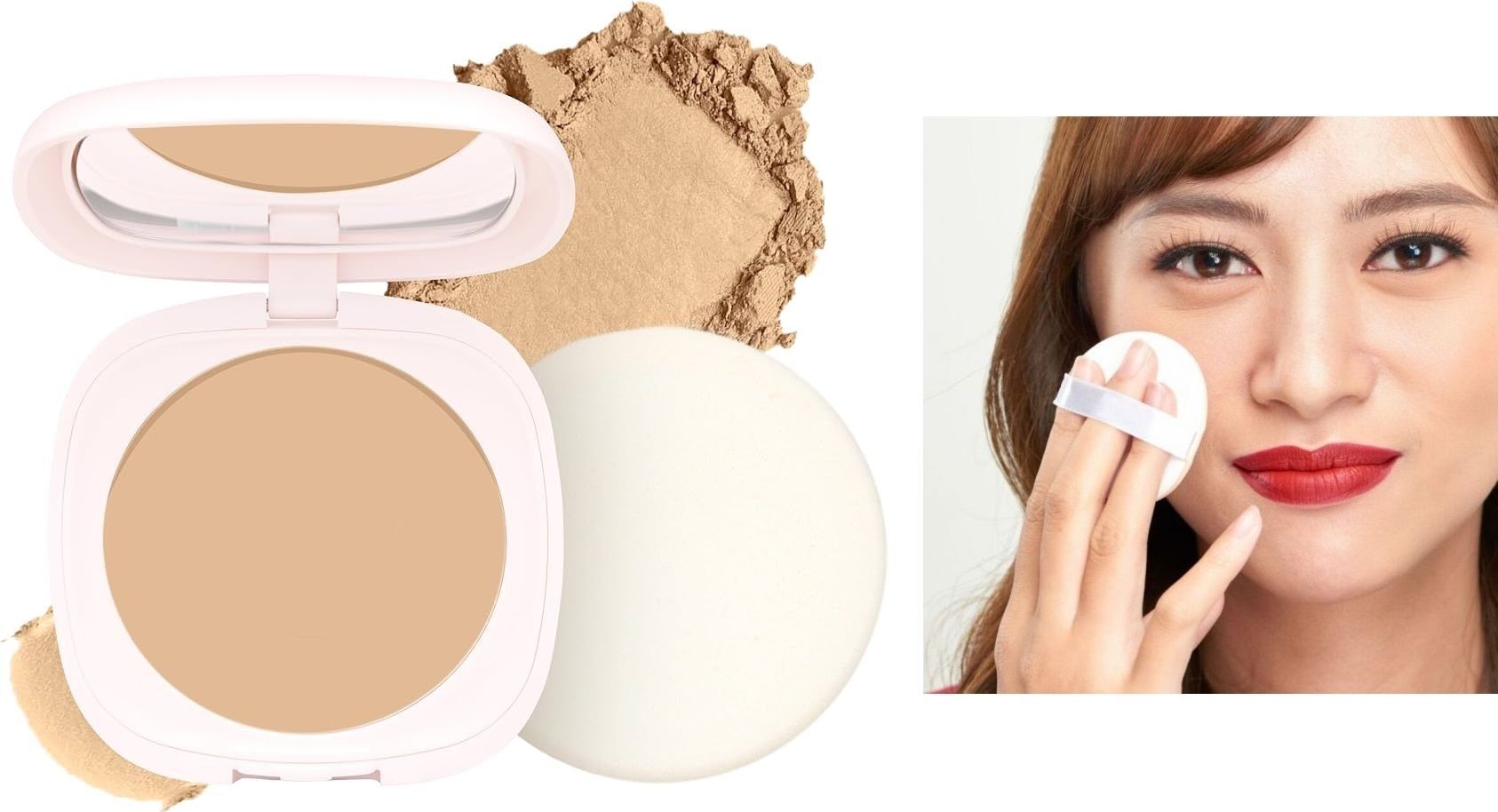 neycare HD Waterproof Compact Powder for Face Oil Control Natural Matte Finish Compact-picture-12