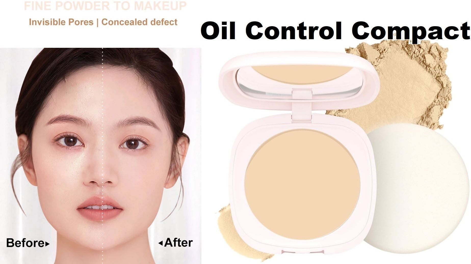 neycare Matte Weightless Stay Matte Powder | Oil Control Compact-picture-28