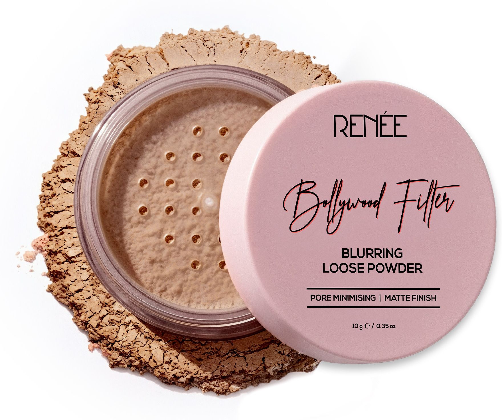 renee Bollywood Filter Pore Blurring Face Loose Powder, Sets Makeup, Controls Shine Compact-picture-12
