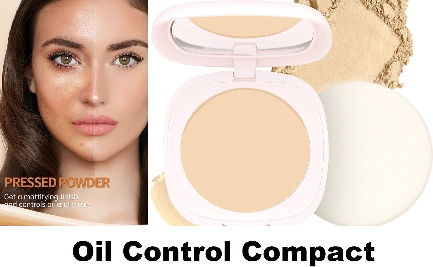 neycare Ultra Matte Pressed Powder | Oil Control Smooth Finish | All Skin Compact-picture-21