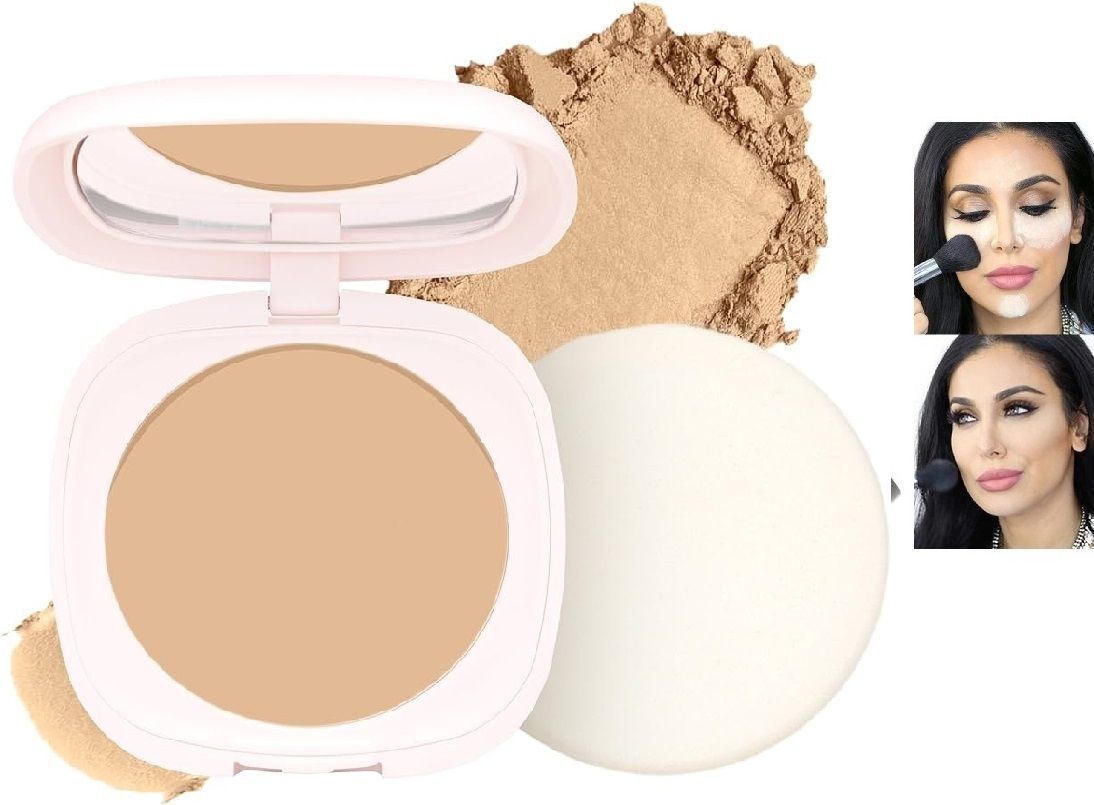 neycare New Waterproof Compact Powder for Face Oil Control Natural Matte Finish Compact-picture-16