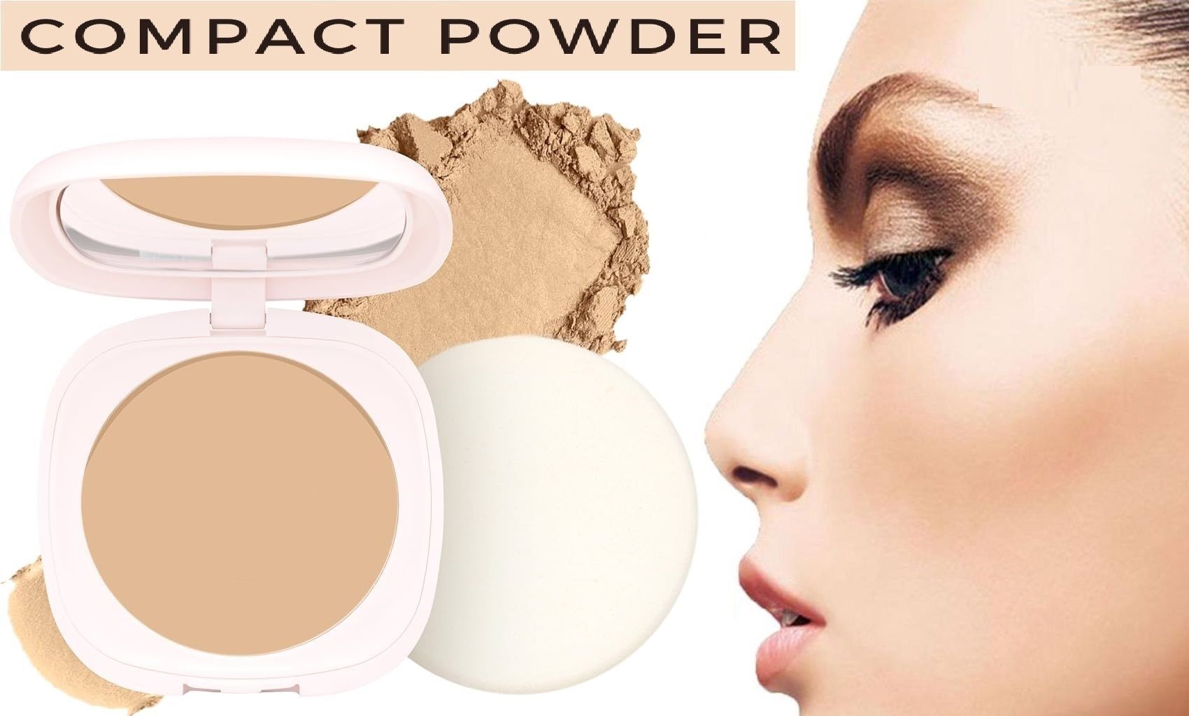 neycare Matte Waterproof Compact Powder for Face Oil Control Natural Matte Finish Compact-picture-14