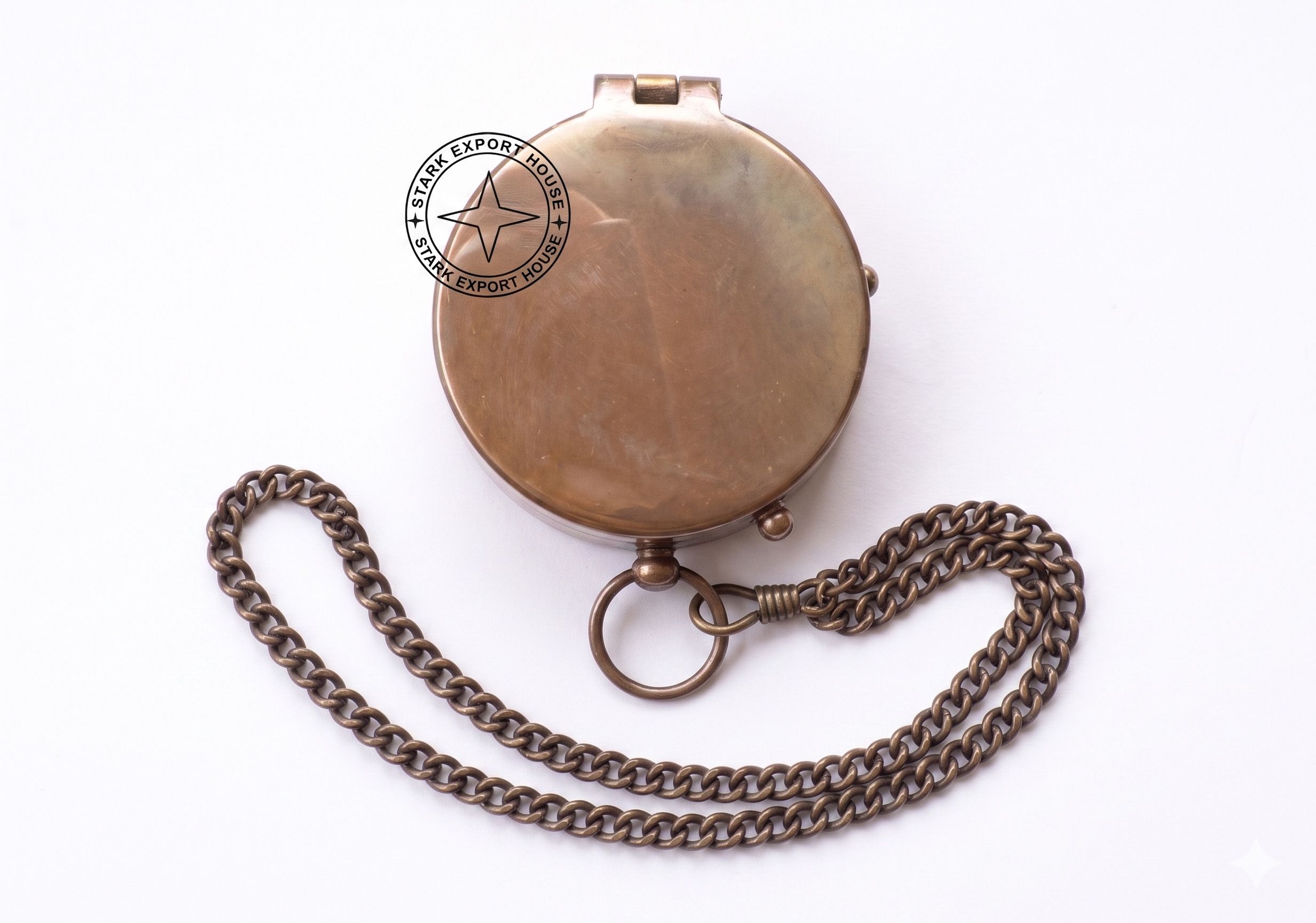 stark export house Brass Antique 2 Inch Sundial Compass for Activities RTFR Compass-picture-34
