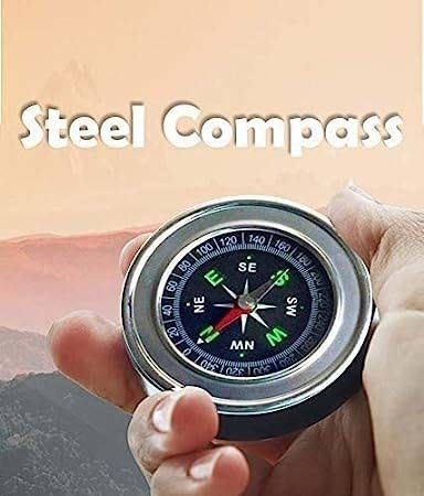 crostal Metal body directional use pocket compass Compass-picture-27