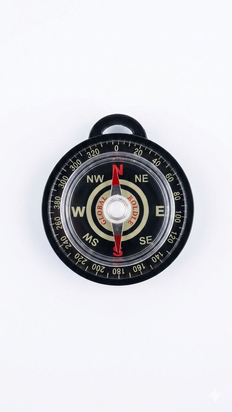 azurox Magnetic Pocket Compass for Camping & Hiking Navigation Tool Compass-picture-18