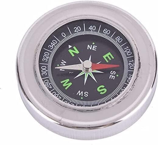 Stainless Steel Metal Body Compass for Student Outdoor Sports Compass-image-45
