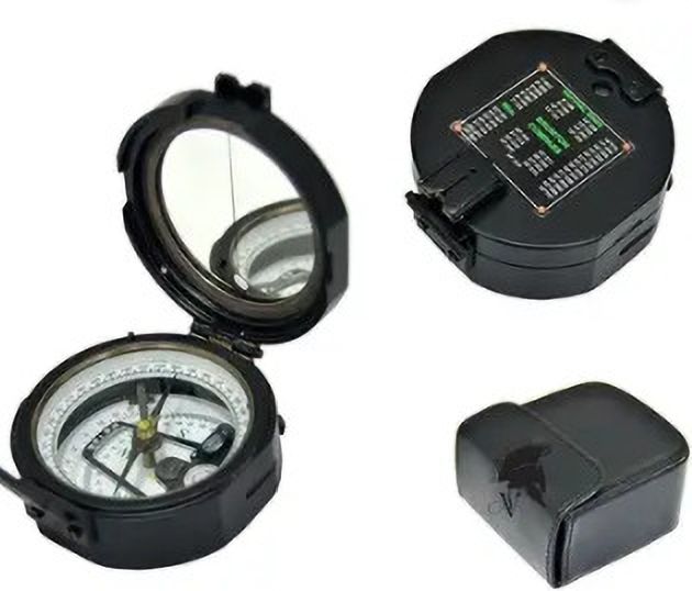 Brunton Working black Compass Brass Nautical Geological Brunton Hiking Camping Compass-image-9
