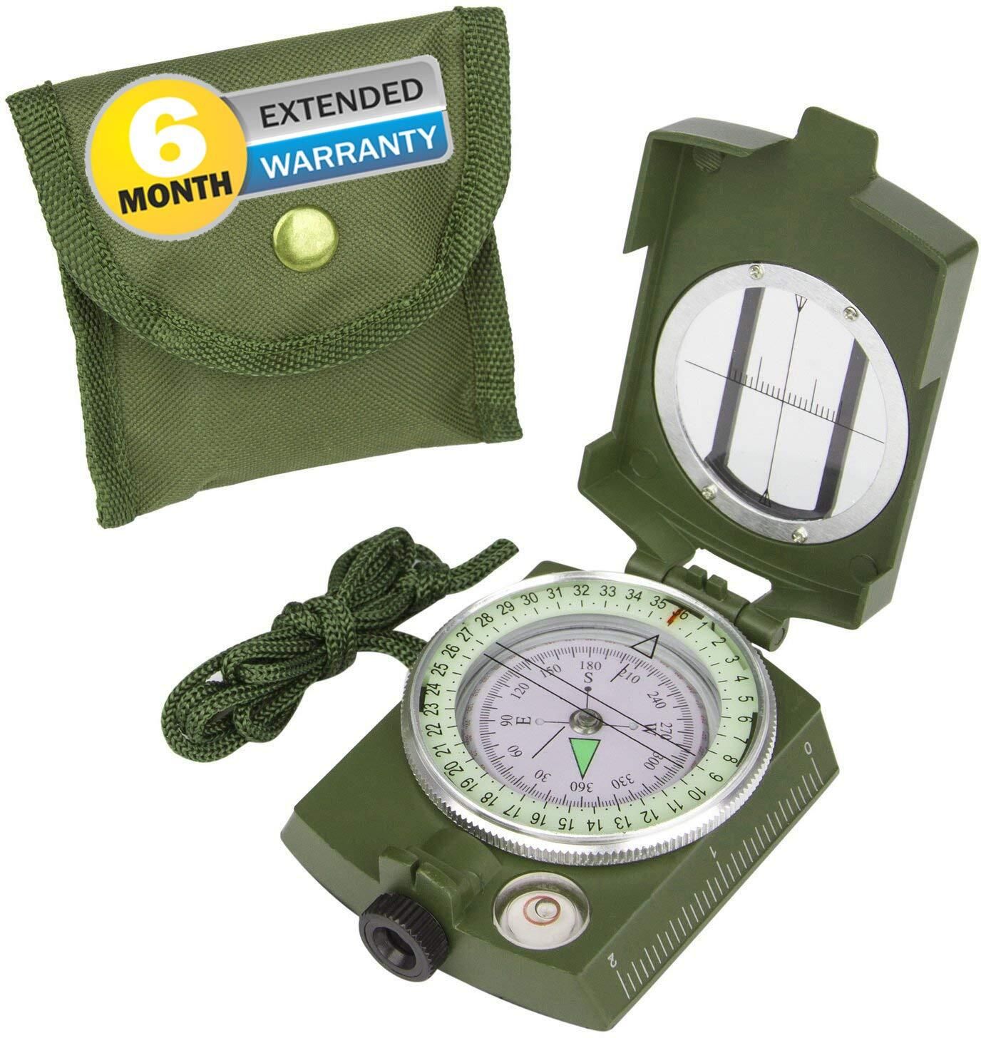 Waterproof Metal Lensatic Prismatic Navigator For Directions Military Compass-image-37