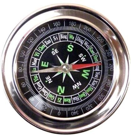 shuang you 75mmStainless Steel Magnetic Pocket Compass Hiking Camping Navigation Tool 1pc Compass-picture-32