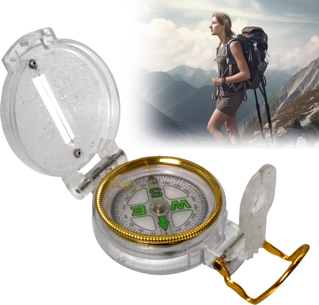 3 in 1 Military Hiking Camping Lens Lensatic Magnetic Compass Compass-image-46