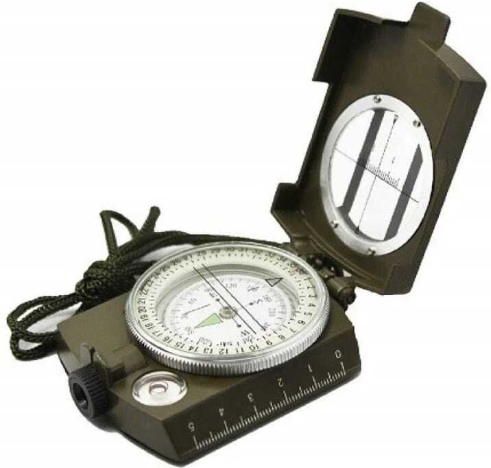 Direction Compass Portable Camping Compass MilitaryArmy Multifunctional Survival Compass-image-25