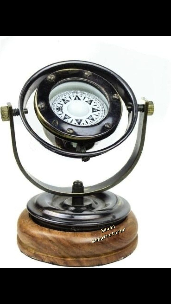 shaan manufacturer nautical Antique Gimbal Compass Compass-picture-30