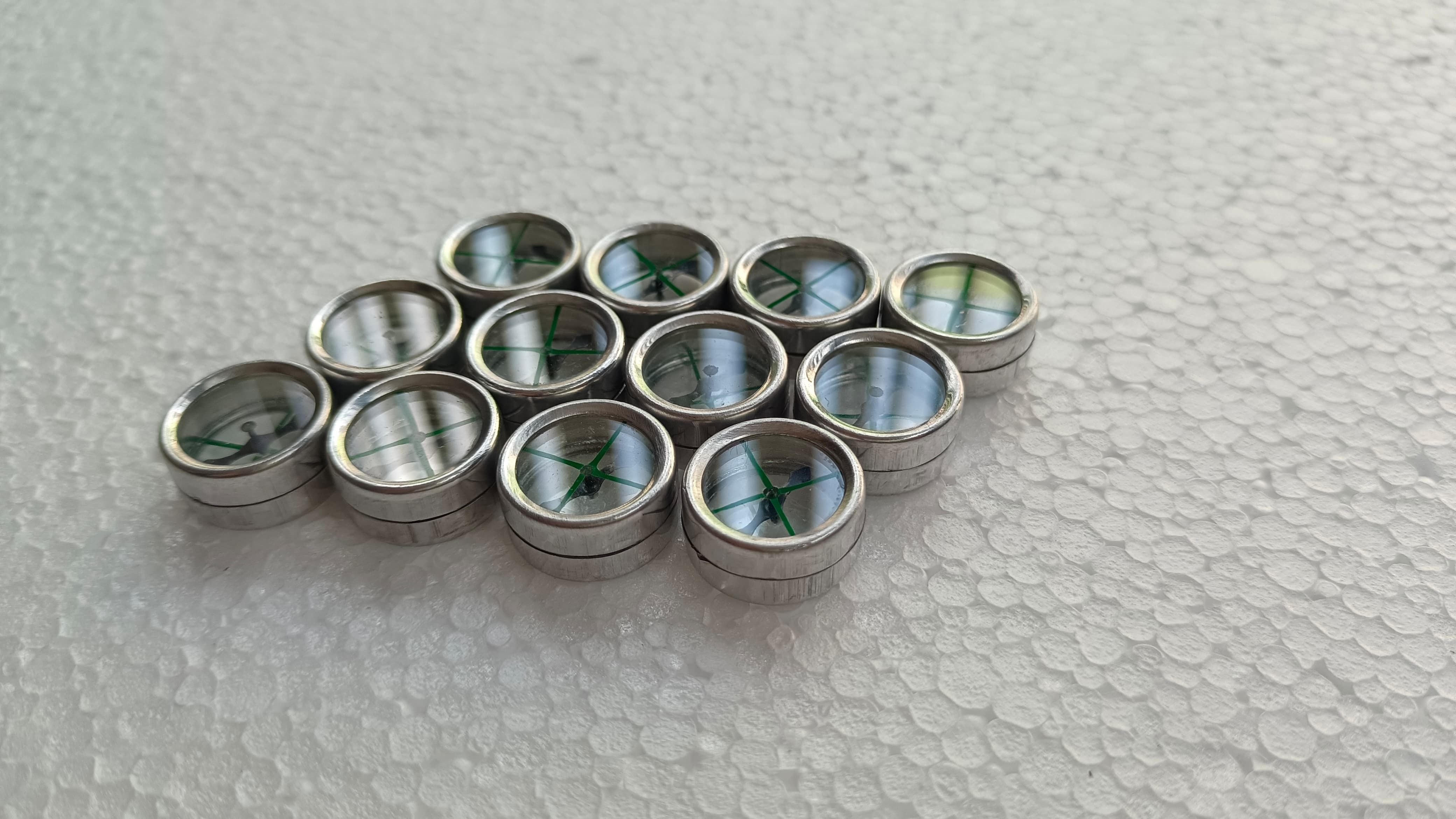 Magnetic Compass Both Side Glass (Pack of 12) (Size 20mm / 2cm) Compass