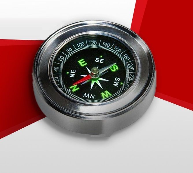 Portable Pocket Compass Hiking Scouts Walking Camping Survival Aid Guides Map Compass