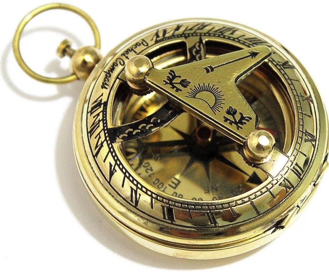 auntiqueindia Brass campads Compass-picture-20