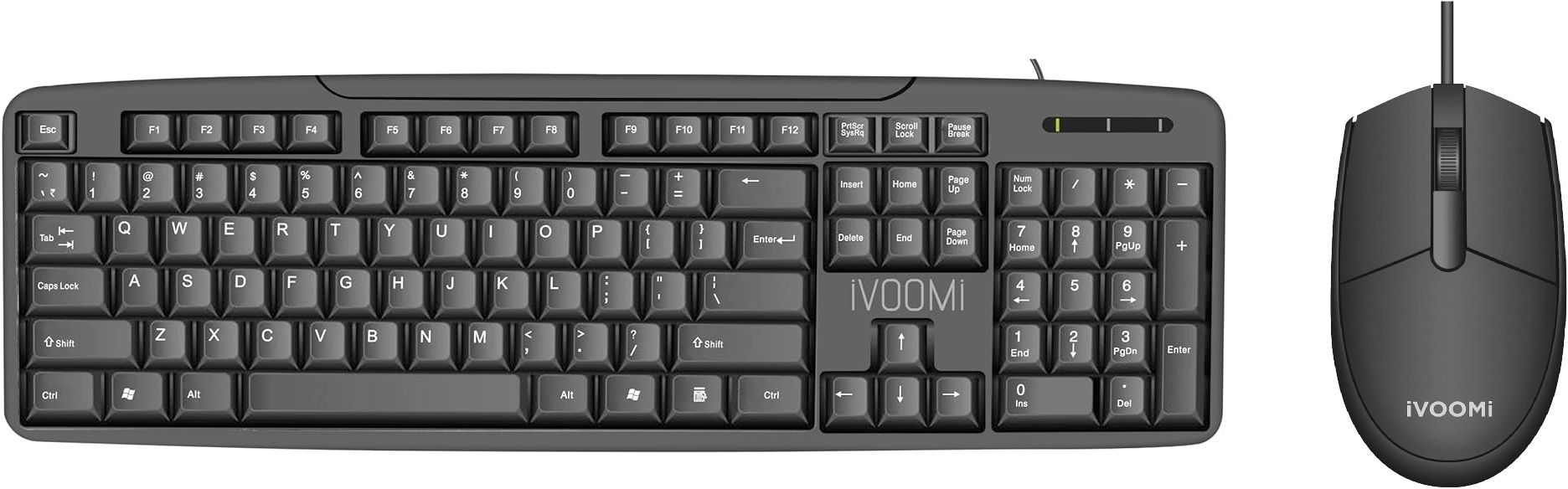 iVoomi Hero wired Keyboard + Pride Wired Mouse Combo Set-picture-10
