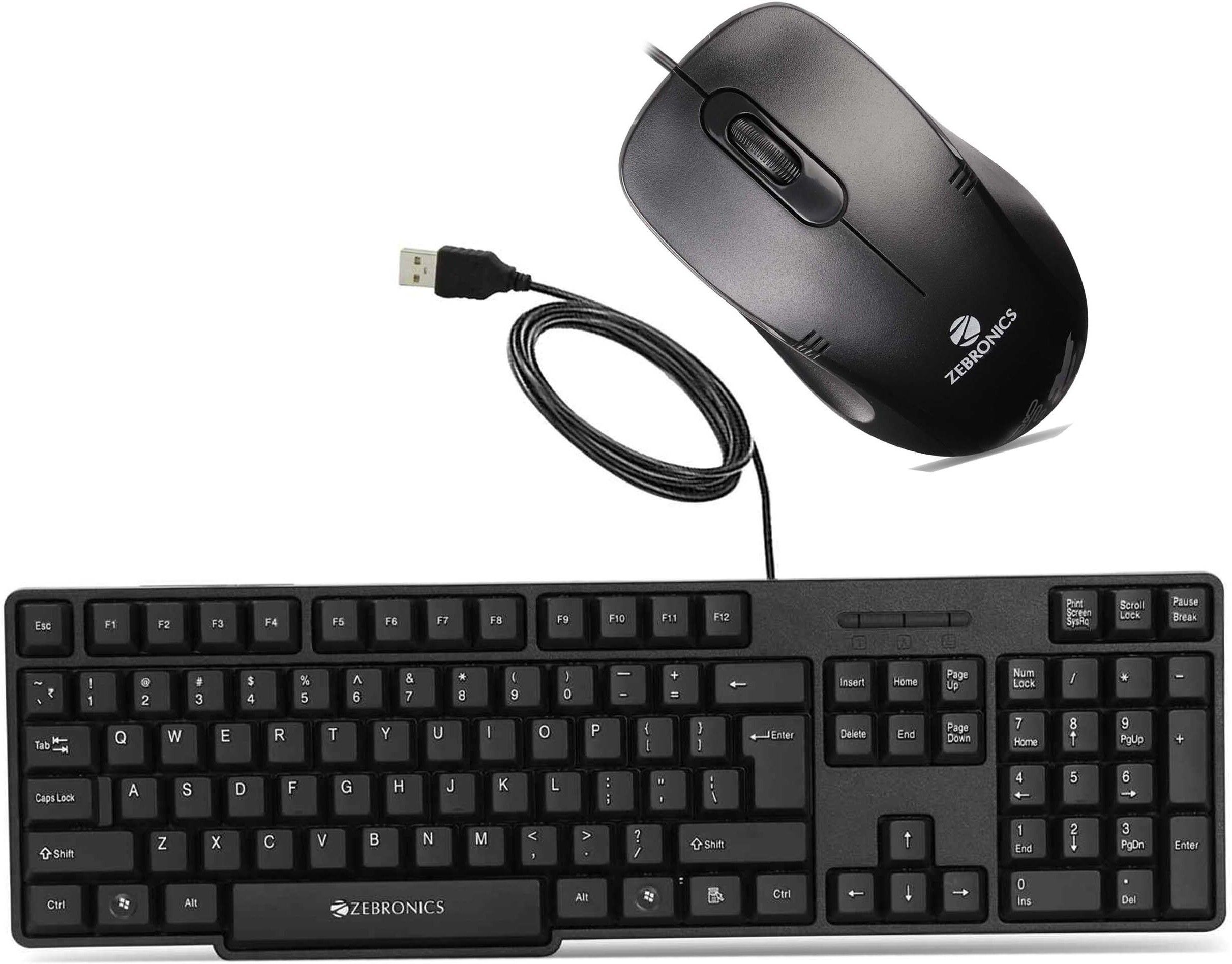 ZEBRONICS Zeb-K20 Wired Keyboard and ZEB-Power Plus Wired Optical Mouse Combo Set-picture-13