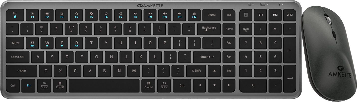 AMKETTE Wi-Key Max Rechargeable Wireless Keyboard and Mouse Combo Set-picture-16
