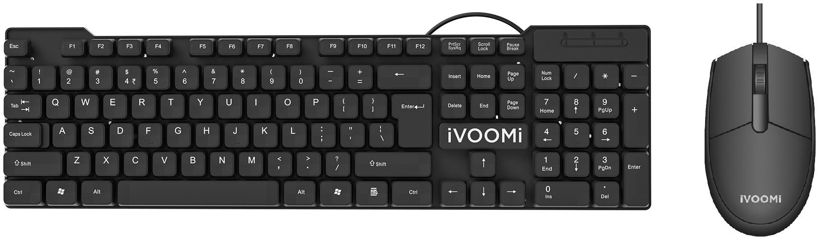 iVoomi Quest Plus Wired Keyboard + Pride Wired Mouse Combo Set-picture-14