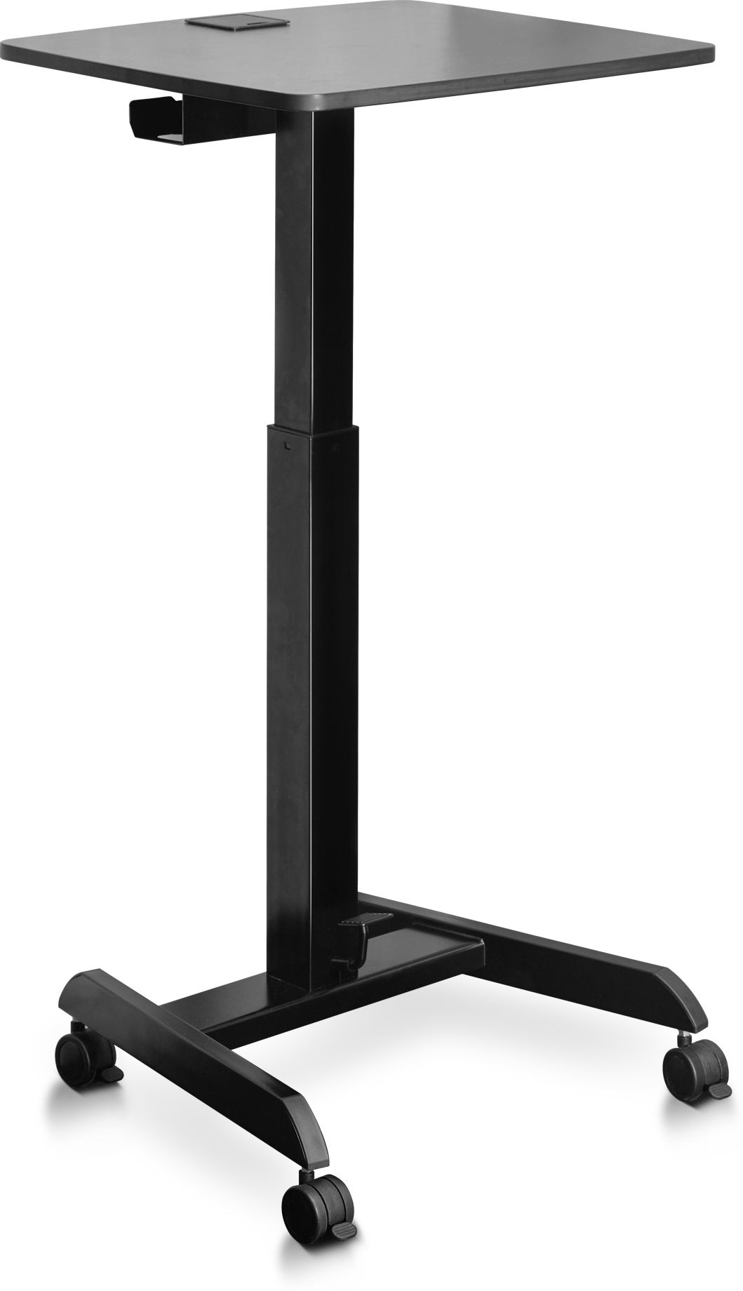 frido Portable Standing Desk for Home & Office | Height-Adjustable, Lockable Wheels Solid Wood Workstation-picture-28