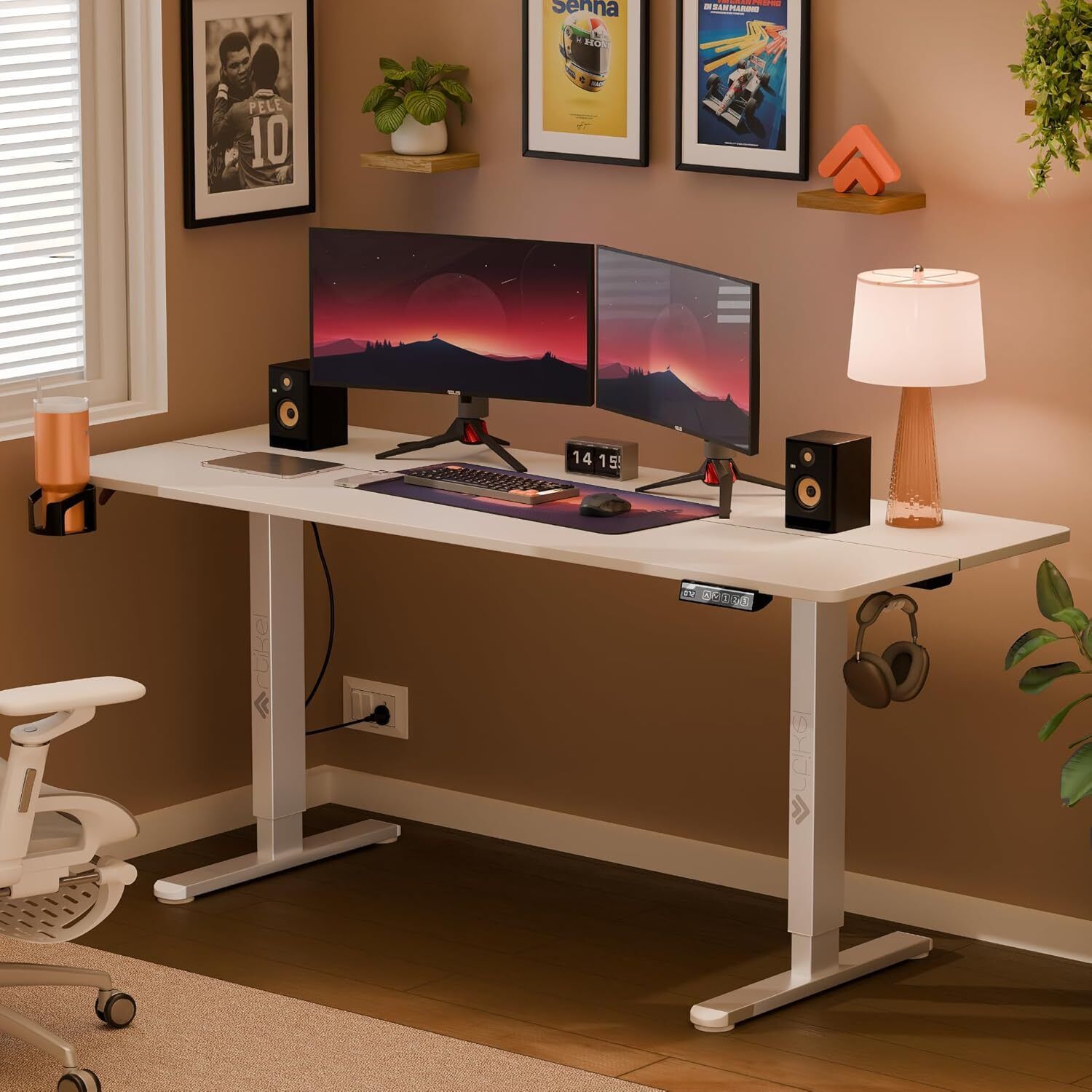 artikel Artidesk Eco Electric Height Adjustable Table for Office Work & Home Engineered Wood Multipurpose Table-picture-28