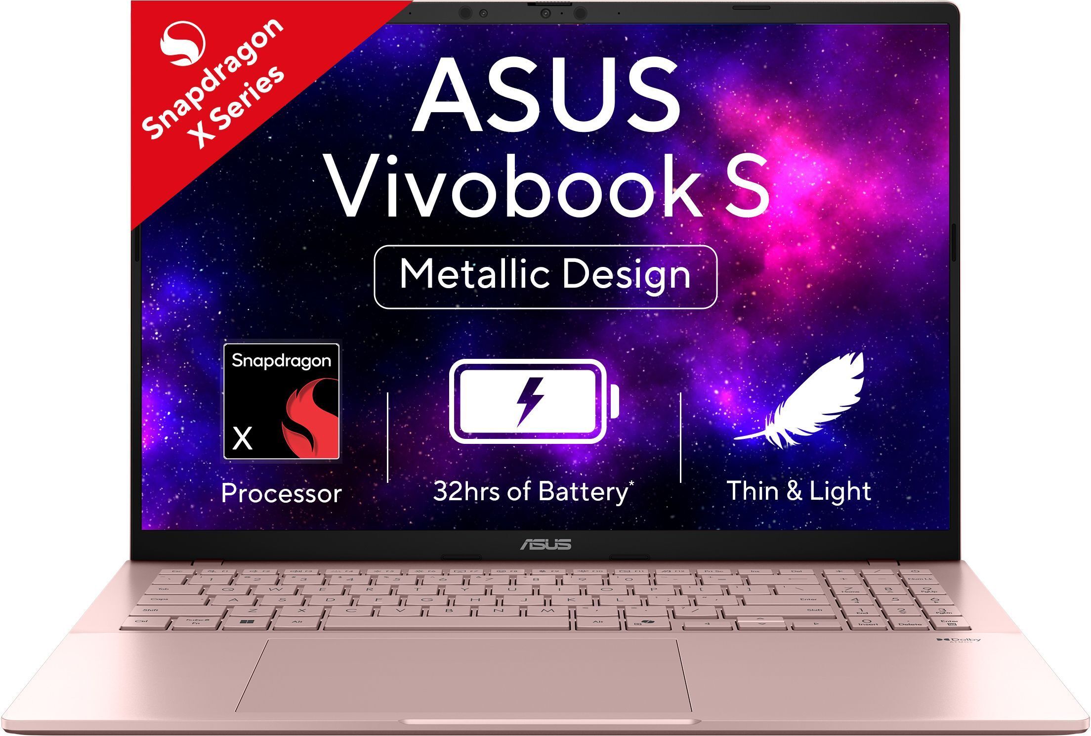 ASUS Vivobook S16 OLED (2025) with Office 2024 + M365 Basic*, Metal Body*, Qualcomm Snapdragon X - (16 GB/512 GB SSD/Windows 11 Home) S3607QA-SH078WS Thin and Light Laptop-image-31