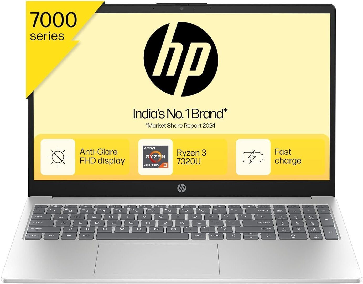 HP 15 (2024) AMD Ryzen 3 Quad Core 7320U - (8 GB/512 GB SSD/Windows 11 Home) ?15-fc0026AU Thin and Light Laptop-picture-13