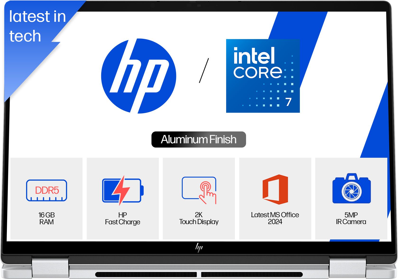HP Omnibook 5 Flip (i7 14th Gen) Intel Core 7 - (16 GB/1 TB SSD/Windows 11 Home) 14-fp0690TU 2 in 1 Laptop-image-26