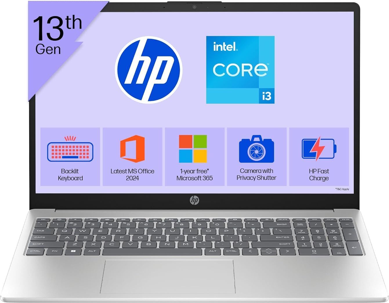 HP Essentials Intel Core i3 13th Gen 1315U - (8 GB/512 GB SSD/Windows 11 Home) fd0572TU Thin and Light Laptop-picture-24