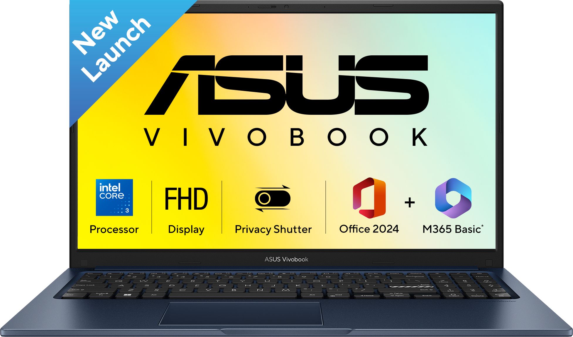 ASUS Vivobook 15 (2026) with Office 2024 + M365 Basic Intel Core 3 14th Gen - (8 GB/512 GB SSD/Windows 11 Home) X1504VAP-BQ1322WS Thin and Light Laptop-image-16
