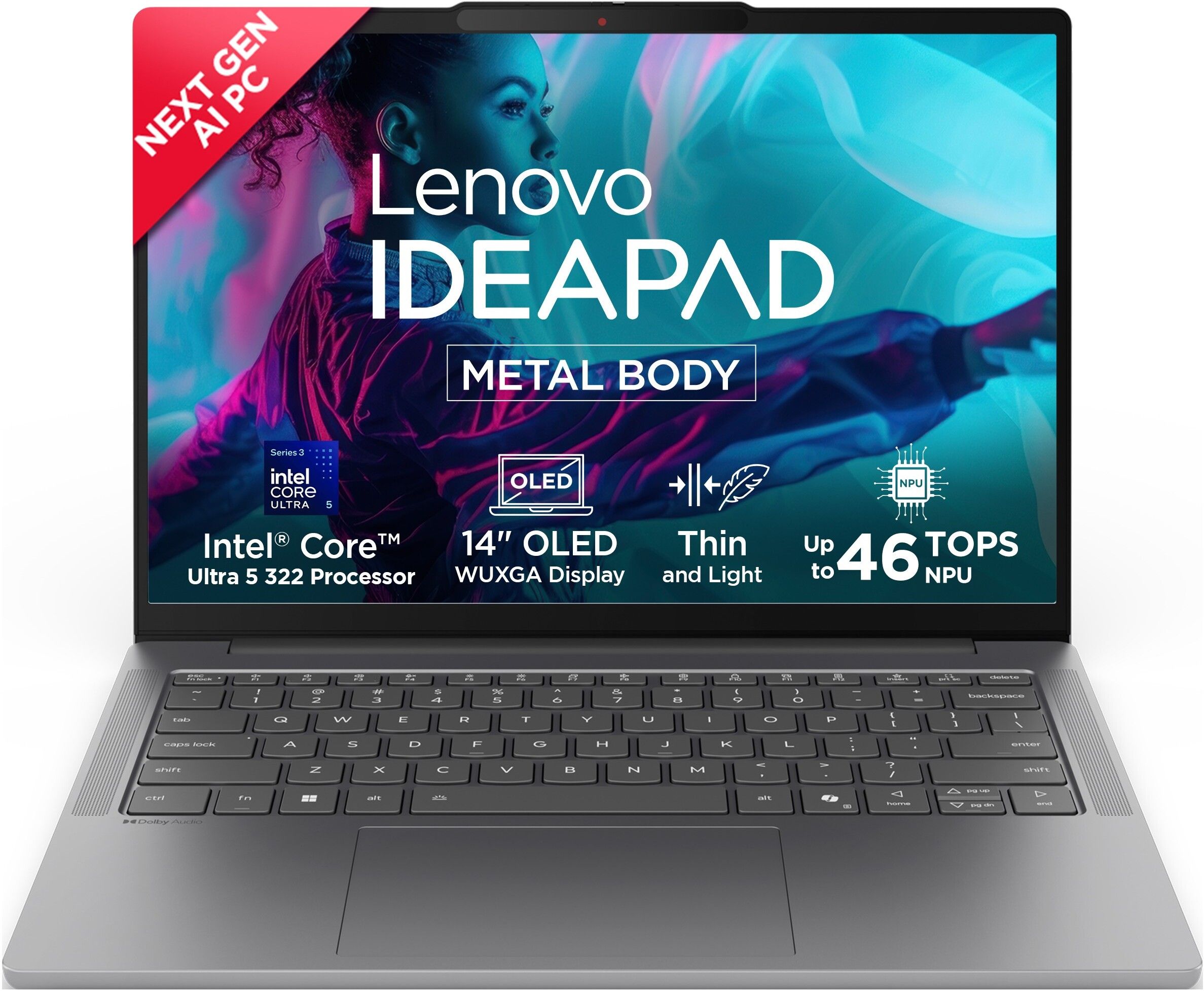 Lenovo IdeaPad Slim 5 (Gen 11) Next-Gen AI PC Intel Core Ultra 5 Series 3 322 - (16 GB/512 GB SSD/Windows 11 Home) IdeaPad Slim 5 14IPH11 Thin and Light Laptop-image-12