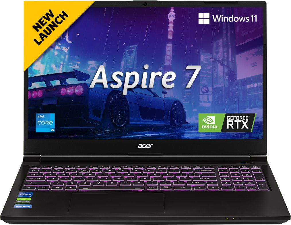 Acer Aspire 7 Intel Core i7 13th Gen 13620H - (16 GB/512 GB SSD/Windows 11 Home/6 GB Graphics/NVIDIA GeForce RTX 3050/144 Hz) A715-79G Gaming Laptop
