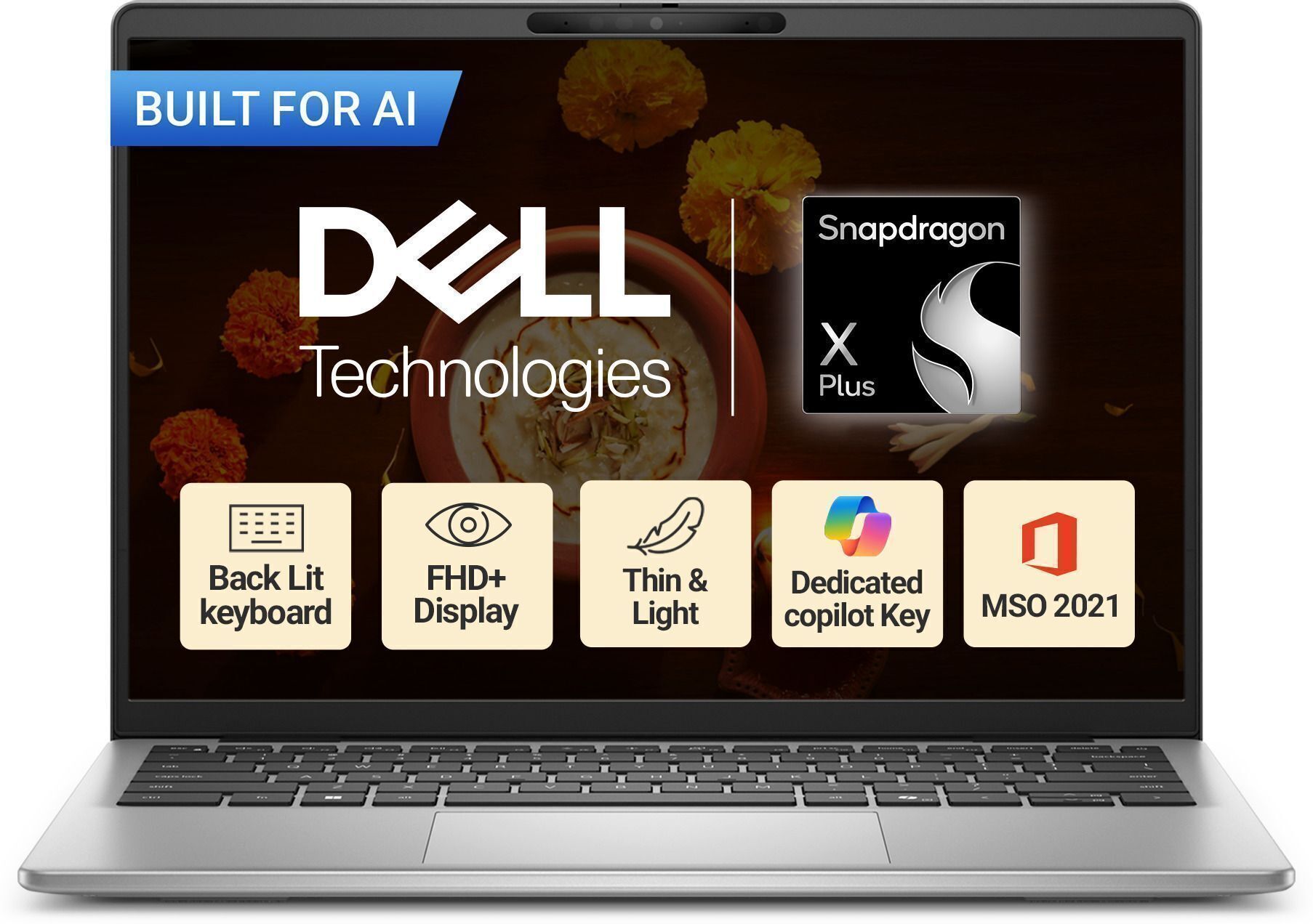 DELL 14 Snapdragon X Plus - (16 GB/512 GB SSD/Windows 11 Home) 5441 Thin and Light Laptop-image-44