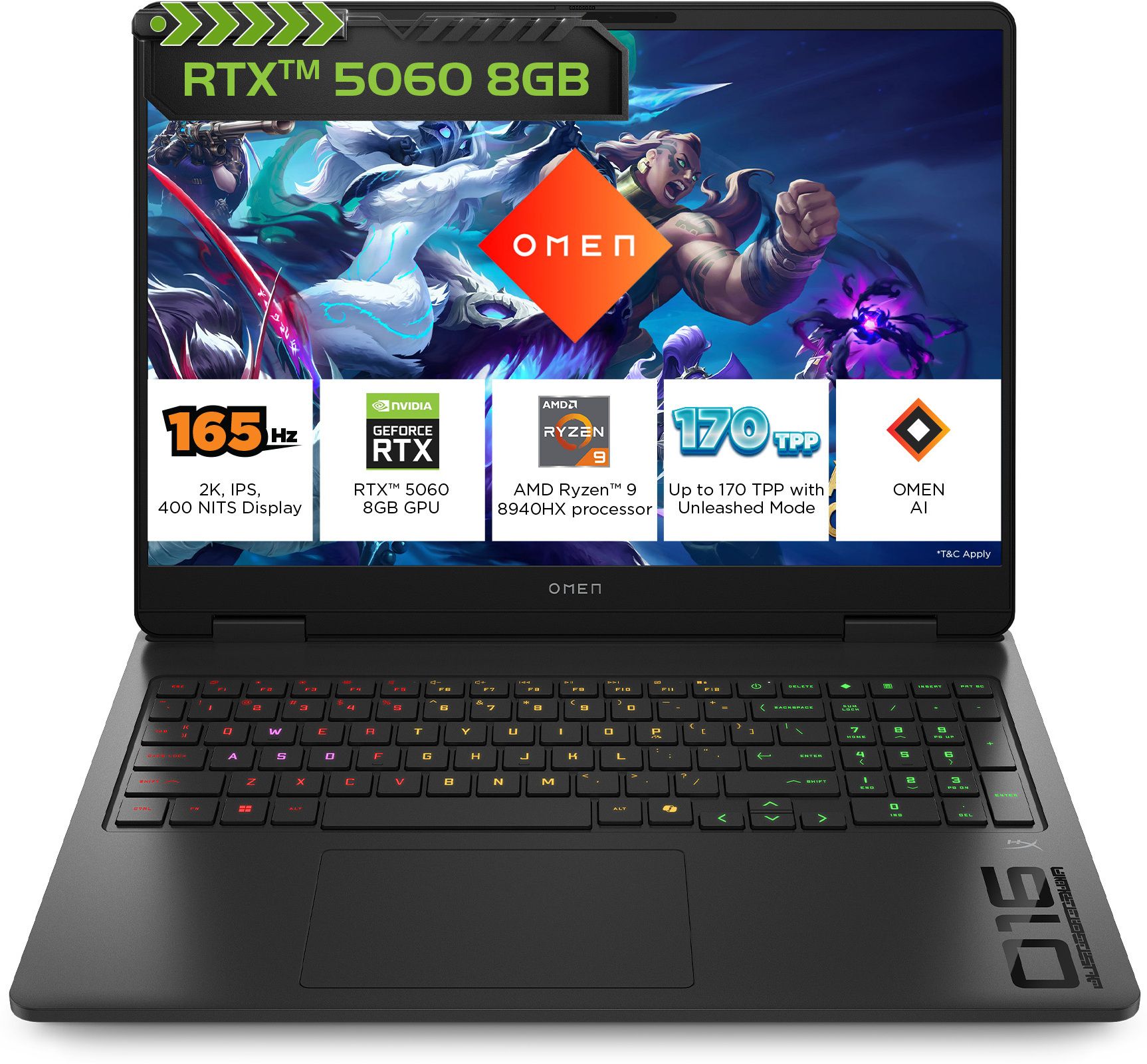 HP Omen AMD Ryzen 9 16 Core 8940HX - (24 GB/1 TB SSD/Windows 11 Home/8 GB Graphics/NVIDIA GeForce RTX 5060) 16-ap0181AX Gaming Laptop-image-27