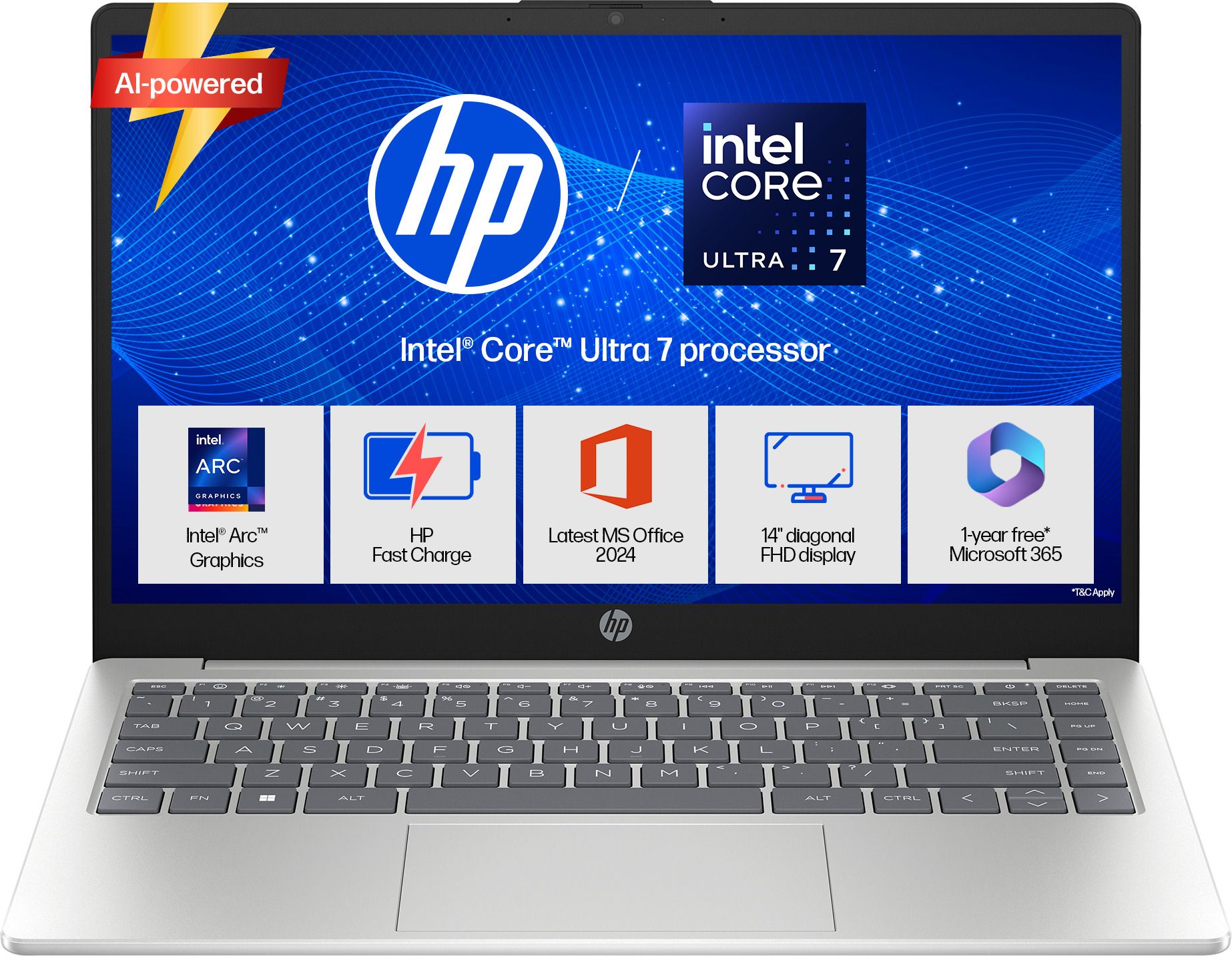 HP Intel Core Ultra 7 - (24 GB/1 TB SSD/Windows 11 Home) 14-ep1181TU Thin and Light Laptop-image-23
