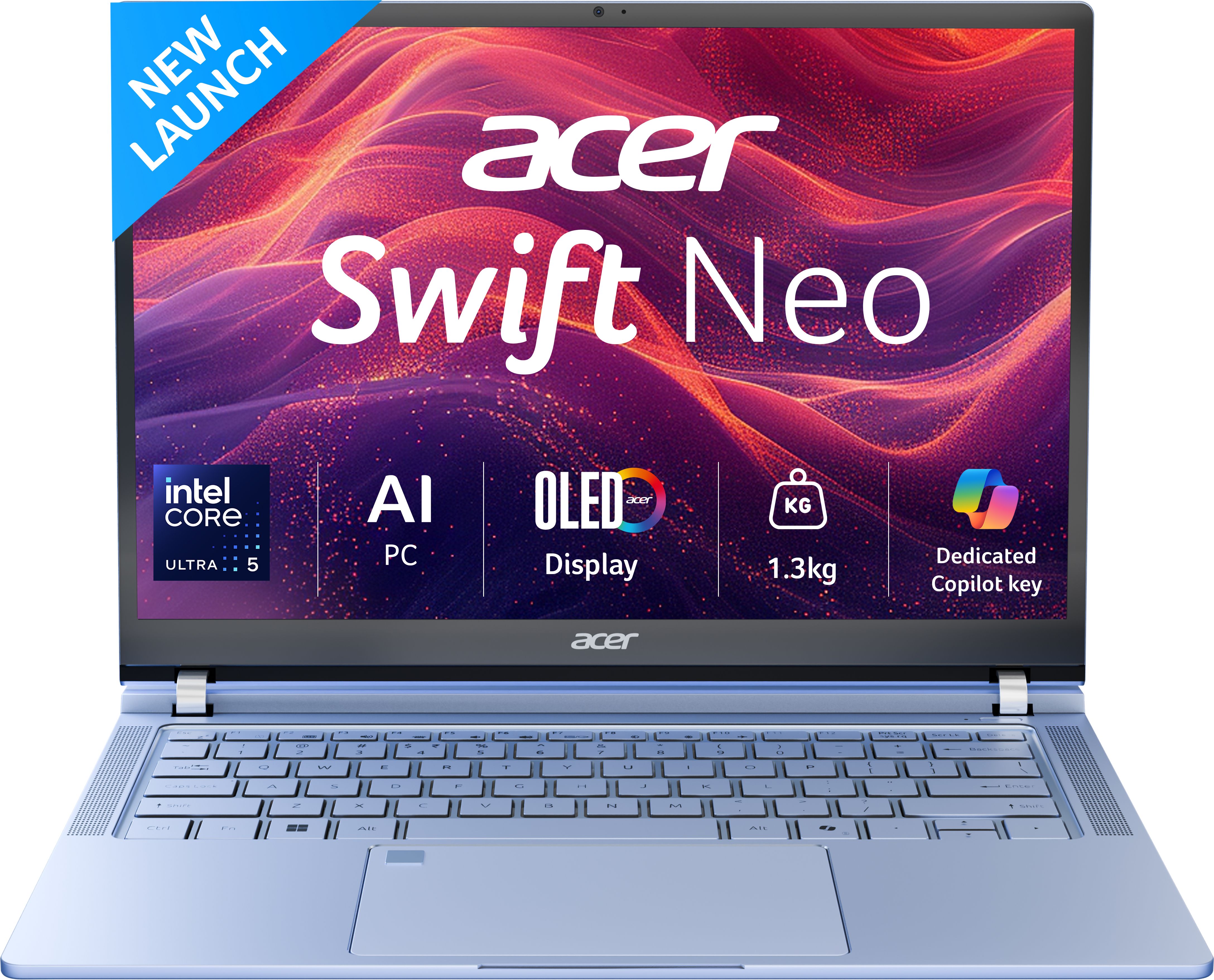 acer swift neo intel core ultra 5 115u - (16 gb/1 tb ssd/windows 11 home) sfn14-54h thin and light laptop