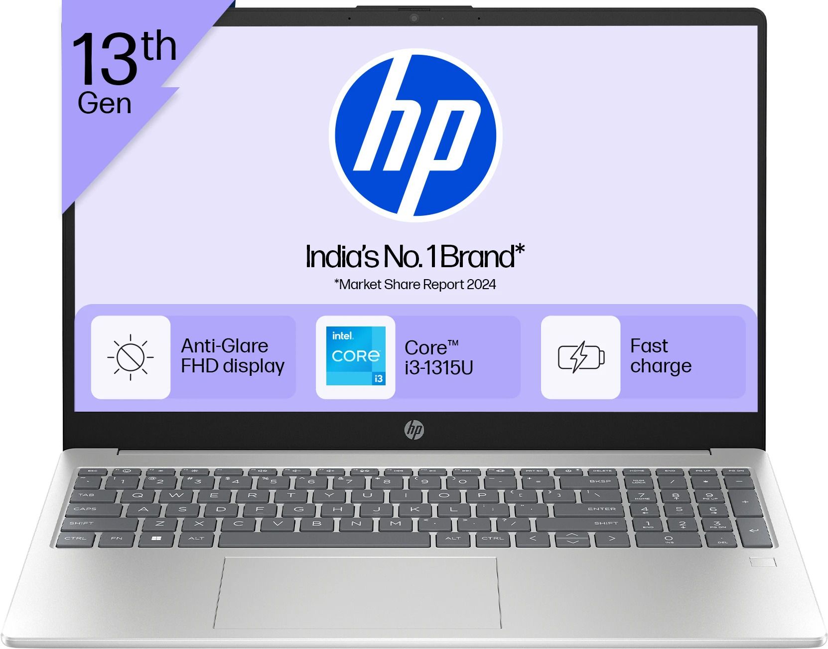 HP Metal A Cover Intel Core i3 13th Gen 1315U - (8 GB/512 GB SSD/Windows 11 Home) 15-hr0005TU Thin and Light Laptop-image-18